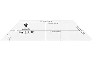 Dimensions Small Bias Quilting Ruler and Quilting Template