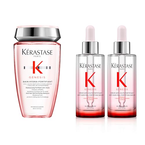 KÉRASTASE Genesis shampoing hydra-fortifiant et sérum cure cheveux fragiles
