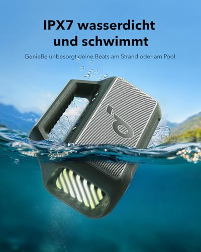 soundcore by Anker Boom 2 Outdoor-Lautsprecher, 80W, Subwoofer, BassUp 2.0 – Ansicht 5