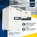METRO Professional Gefriertruhe GHF2300, 300 L, 95 W, Tiefkühltruhe, 1 Korb, Türschloss, Temperaturalarm, Rollen, Weiß