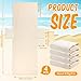 4 Pcs Beach Chair Cover with Side Pockets Soft Lounge Chair Towels Cotton Microfiber Pool Lounge Chair Towel Covers with Pockets for Sun Lounger Sunbathing Holidays Outdoor Hotel 30 x 85 Inch (Beige)