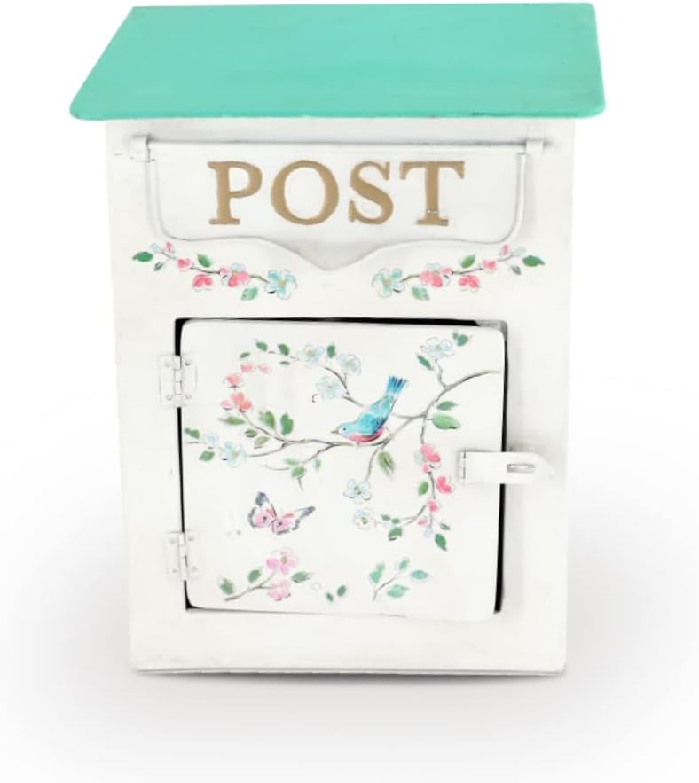 Vintage Wall Mount Mailbox,Metal Mail Box Décor