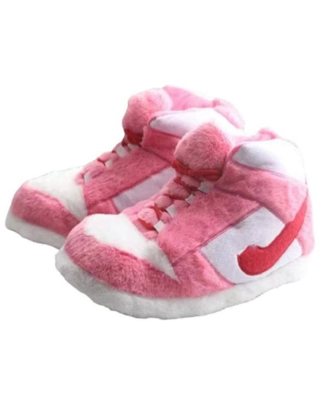 StardustGemstones Fluffy Warm Home Shoes for Men and Women Sneaker Slippers Comfy Kicks Winter Warm Plush Slippers Fleece Lined Sneakers Anti-skid Rubber Sole Fluffy Shoes