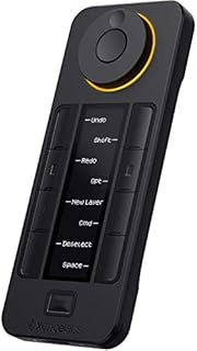 XENCELABS Quick Keys for Pen Tablet, Pen Displays, 40 Customizable Shortcut Keys, OLED Display, Used Wired or Wirelessly for macOS, Windows, and Linux