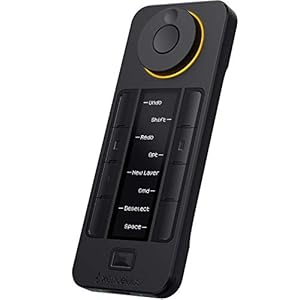 XENCELABS Quick Keys for Pen Tablet, Pen Displays, 40 Customizable Shortcut Keys, OLED Display, Used Wired or Wirelessly…