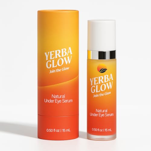 Caffeine Eye Cream – Yerba Glow Natural Under Eye Serum for Dark ...