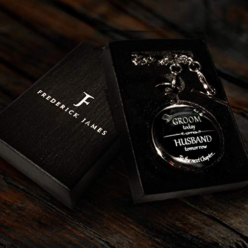 Groom Gifts from Bride - Engraved Groom Pocket Watch - Wedding Gift for Groom on Wedding Day I Gift for Groom from Bride… - Image 5
