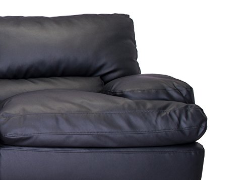 Image of Durian Madison Three Seater Sofa (Black)