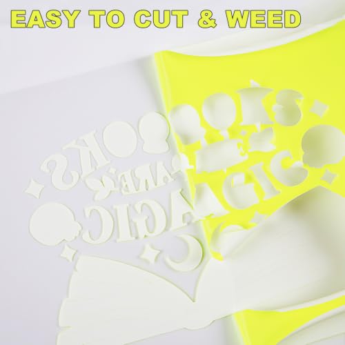 Image of Neon Purple HTV Iron on Vinyl 12Inch by 12ft Roll HTV Heat Transfer Vinyl for T-Shirt HTV Vinyl Rolls for All Cutter Machine - Easy to Cut & Weed for Heat Vinyl Design (Neon Purple, 12ft)