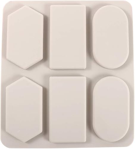 Miniatura 3 de Molde para velas molde de jabón, molde de silicona, rectángulo, elipse, hexágono, decoración del hogar, adornos colgantes, fragancia, vela, resina,