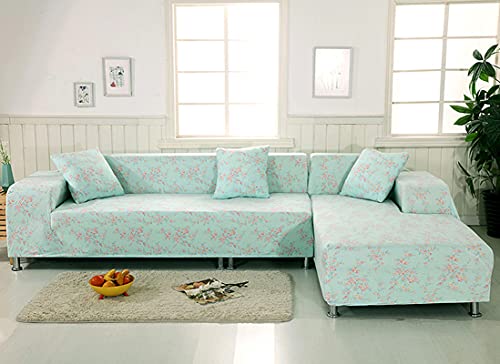 Housse de canapé 1 place motif fleurs finitions soignées pour fauteuil - 3