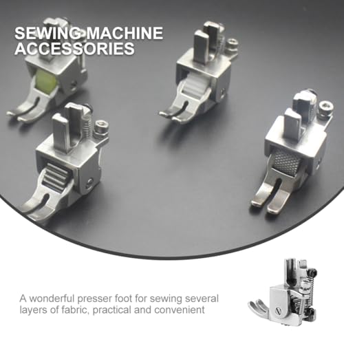 Prensatelas rodillo ajustable de acero para máquina de coser miniatura 7