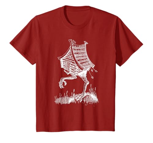 House of Baba Yaga Slawische Folklore Russland Märchenkunst T-Shirt