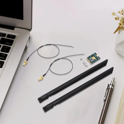 JTLB WiFi 6e Wireless Card, 4200Mbps Band 2.4GHz 5GHz 6GHz Network Adapter for Windows 10 and 11 with Integrated BT5.2, Easy Installation on PCs for MU-MIMO Performance miniatura 2