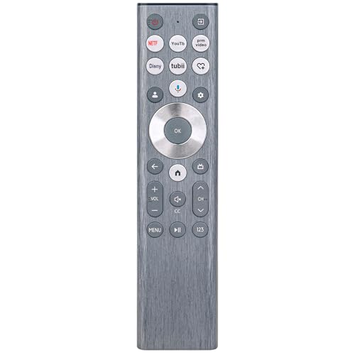 ERF6A80 Voice Replace Remote Control Applicable for Hisense Class A7 U8 Series LCD 4K Google TV 100U88N 85U88N 75U88N 65U88N 55U88N 43A7N 50A7N 55A7N 65A7N 75A7N 85A7N 55U8N 65U8N 75U8N 85U8N 100U8N