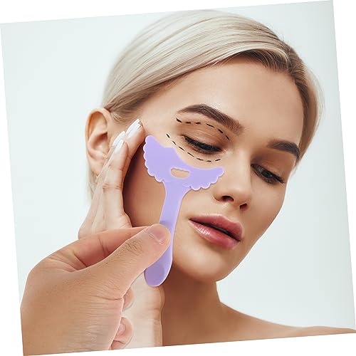 Herramienta de plantilla para delineador de ojos de silicona 3 piezas miniatura 7