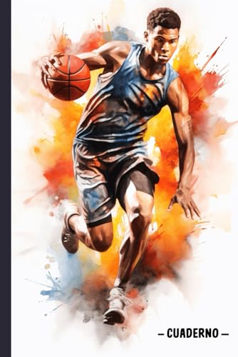 Cuaderno de Baloncesto: Cuaderno para amantes de Baloncesto - 100 páginas - Regalo ideal para niños, adolescentes o adultos