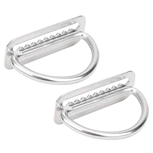 Fudax Gürtelschnalle für Wassersport-Tauchgewichte, praktische praktische D-Ring-Schnalle mit 2 Gürtelschnallen für die meisten Menschen beim Tauchsport