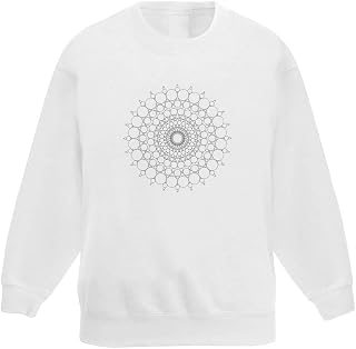 Azeeda 'Bubble Mandala' Kid's Sweatshirt/Jumper (7-8 Years) (KW00022449)