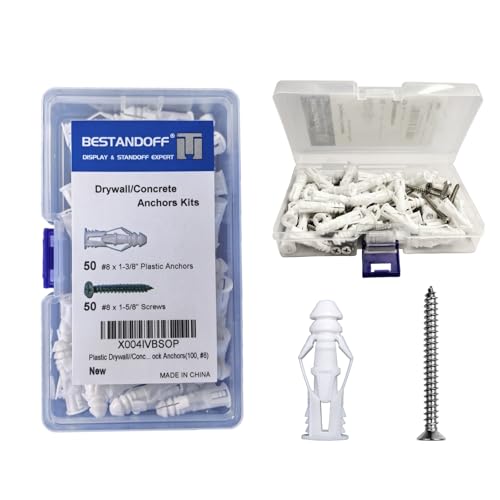 BESTANDOFF Drywall and Concrete Anchors Kit