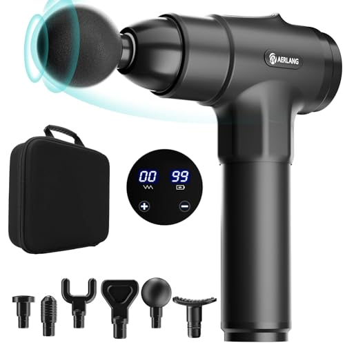 AERLANG Massagepistole, Massage gun massage pistole Tiefengewebe Massagegerät, Massagepistole, Muskelmassagepistole, Geschenk
