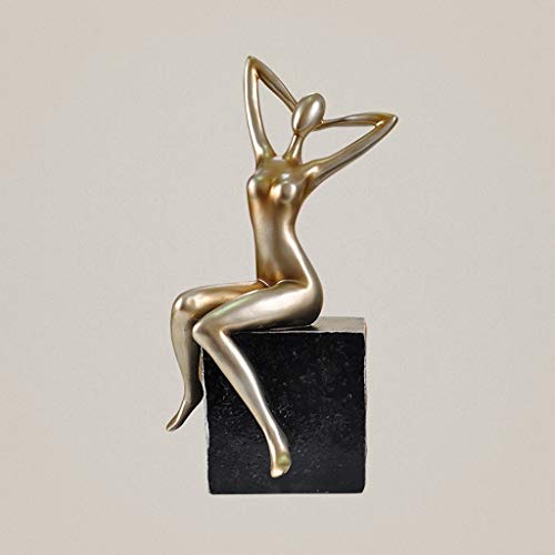 Statue de Personnage Abstraite Moderne - Décoration de Bureau Chic