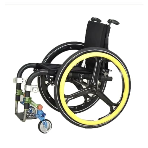 車椅子プッシュホイールカバー, 22/24インチ シリコン製車椅子用プッシュリング、車椅子用プッシュリムストリップ1組(Yellow,24in)
