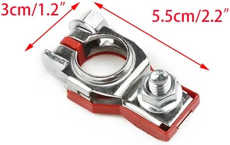 Miniatura 2 de Conector de terminal de batería positivo rojo compatible para Nissan 350Z 370Z Altima Armada Cube