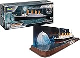 Inhalt: 1 Stück Revell RV05599 5599 05599 RMS Titanic + 3D Puzzle Eisberg Schiffsmodell Bausatz 1:600
