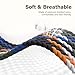 SNBLK 3 Pack 18mm 20mm 22mm Braided Watch Band Compatible with Garmin Vivoactive 5 Watch Bands/Vivoactive 6/3/4s, Quick Release Adjustable Elastic Nylon Loop Strap for Venu 3S/2S/Venu 3/2 Women Men