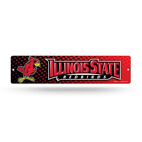 Rico Industries NCAA Rico Industries 16-Inch Plastic Street Sign Décor, Illinois State Redbirds