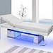 Produktbild Elektrische Massageliege Wellnessliege LED 003815 weiß