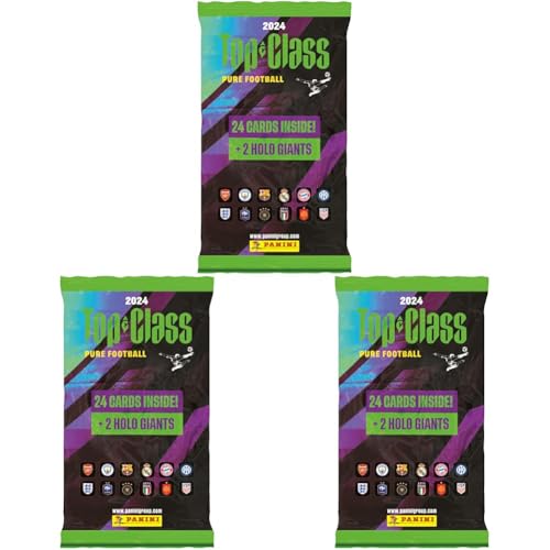Cartes Panini Top Class FIFA 2024 fat pack avec holos giants pour collectionneurs de football