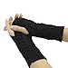 Bluelans® Strick Armstulpen Pulswärmer fingerlos Handschuhe Damenhandschuhe Winterhandschuhe Fäustlinge Fausthandschuhe (Schwarz)