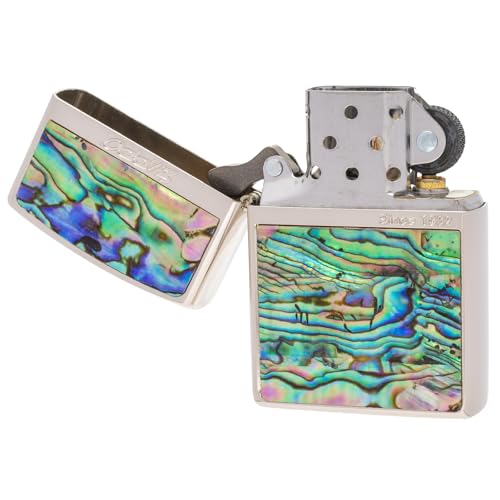 Encendedor Zippo Windproof Latón Grabado Plateado miniatura 4