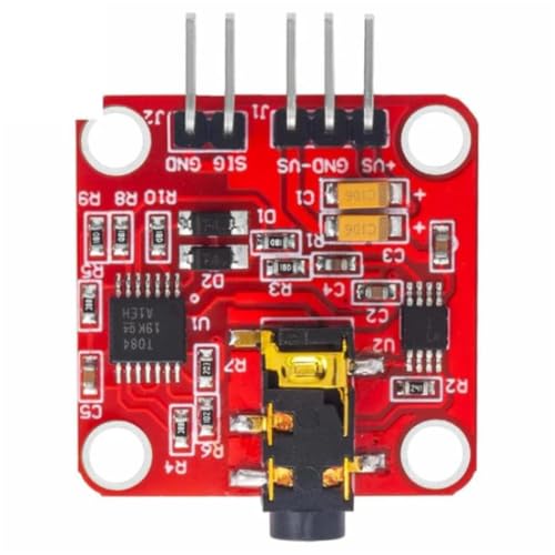 Image of Robocraze Ecg module AD8232 ECG Heart Rate Monitor Module Biomedical Sensor Kit | Single Lead ECG Measurement Board Compatible with Arduino | Real-Time Heart Pulse Monitoring for Science