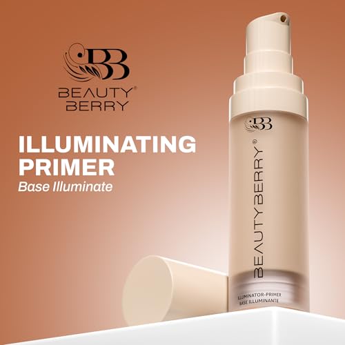 Image of Beauty Berry Base Illuminator Primer - 30ml | Luminous Finish, Long Lasting & Lightweight Formula | Keeps Makeup Fresh, Smooth & Radiant | Hydrating Primer for Face