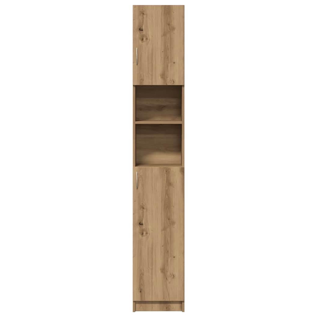 vidaXL Mueble de baño Artisan Oak 32x25,5x190 cm Madera de ingeniería