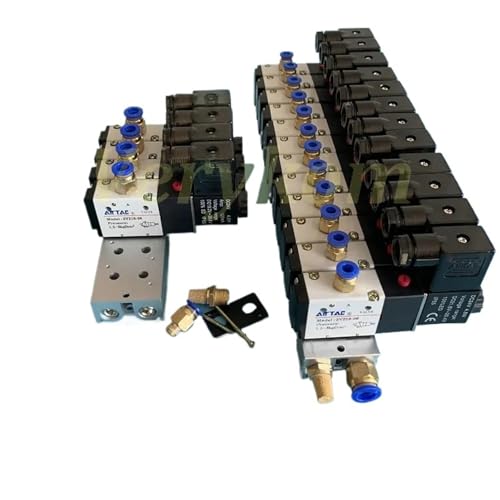 Manifold d'électrovanne 3V210-08 pour contrôle de vérins pneumatiques - 5