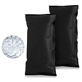 OMECO Entfeuchter Auto Kissen 2000g Wiederverwendung Silica Gel Luftentfeuchter Granulat Pack,Gegen Feuchtigkeit und Nebel im Auto,Beseitigen Sie unangenehme Gerüche für Keller,Schränke,Auto 4x500g