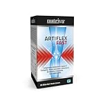 NUTRIVA Artiflex Fast, Integratore Alimentare con Collagene, Acido Jaluronico, Vitamina C, Bromelina e Boswellia, Articolazioni, Supporto Articolare e Movimento, 20 Stick Pack da 15ml al Limone
