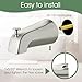 Bathtub Faucet Replacement with Diverter,Easy to Install American Standard Tub Spout for 1/2