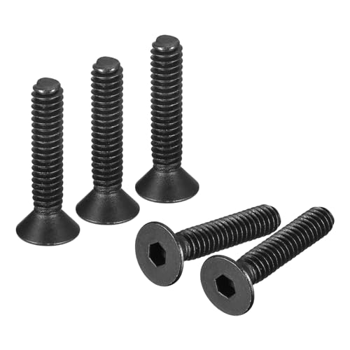 uxcell #6-32x3/4" Flat Head Socket Cap Screws