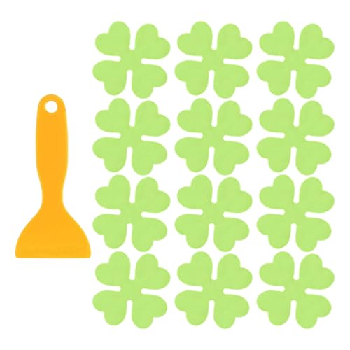 12 個アンチスリップ浴槽ステッカーデザイン強力な粘着マットプール階段シャワーフロア PEVA アンチスリッププールフロアマット