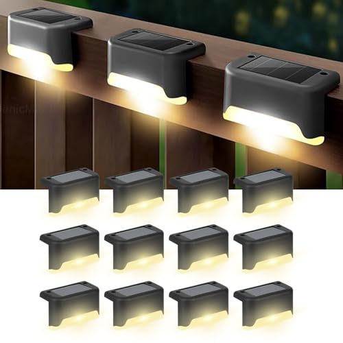 Image of EMBOX Solar Light Outdoor Home Garden Waterproof Stair Deck Pool Patio Fence Gate Yard Floor Step Railing Window Balcony Sunlight Pathway
