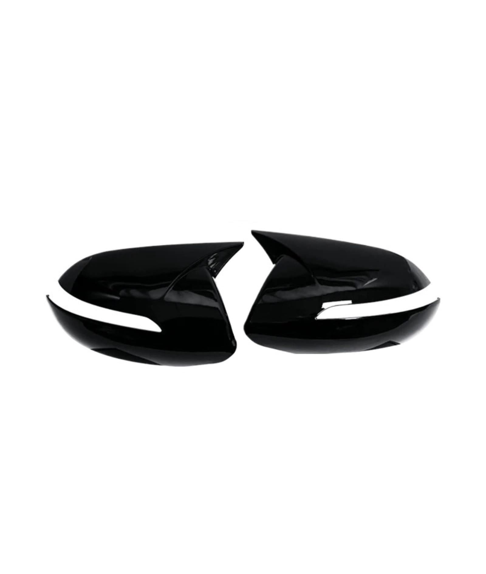 Fit for Kia Sportage KX5 2011-2015 Car Sticker Rearview Side Mirror Cover Wing Cap Exterior Case Trim Accessories Vehicle Decoration Car Wing Mirror Covers Caps(Bright Black)