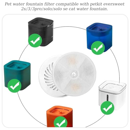 Filtros de Repuesto para Fuente de Agua para Gatos 5 pcs miniatura 6