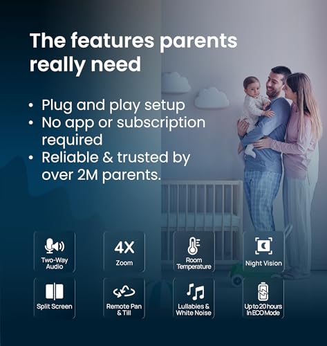 Babysense PRO 5.5" Video Baby Monitor with RF (No Wi-Fi) — view 8