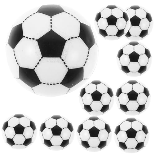 Kisangel 10 Piezas Bolas de Fútbol de Mesa Accesorio Recambio para Futbolín Estándar de Mesa Recreativo