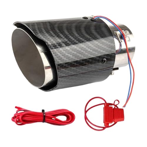 Bouche d'échappement auto LED lumineuse pour modification de voiture sportive